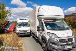 Верижна катастрофа край  Новачене