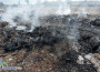 Горяха отпадъци на строителното сметище 