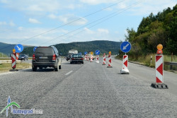 Утре от 12 ч. до 15 ч. се ограничава движението по АМ „Хемус“ между 74-ти и 79-ти км за строителството на новия участък край Ябланица