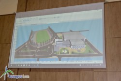 Представен бе класираният на първо място проект на хотелски комплекс, паркинг и тренировъчна зала 