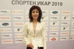 Поля Велчева наградена с грамота на церемонията Спортен Икар 2019