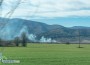 Горяха треви и храсти край Врачеш