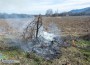 Горяха треви и храсти край Врачеш