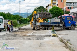 Ремонтират проблемния участък  при новото училище в ЖК „Васил Левски“