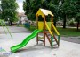 Монтираха съоръженията за игра на новата детска площадка на ул. „Дико Илиев“