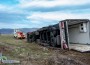 Турски ТИР излетя от магистралата в местността Малините