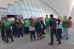 Агитката на „Балкан” гледа мача пред Арена „Ботевград”