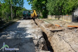 Изграждат канализация по ул. „Череша“ в Гурково