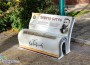 Красива пейка-книга „разтвори страници“ до паметника на Христо Ботев