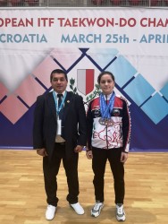 Любка Петрова от Таекуон-до клуб „Хва Ранг“ - Етрополе, се завърна с 3 медала от Европейското в Пореч, Хърватия