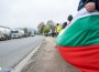 Пътните строители излязоха на нов протест, блокираха Е-79 при м. Чуклето
