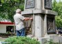 Монтираха нова пластика и нов герб на Войнишкия паметник