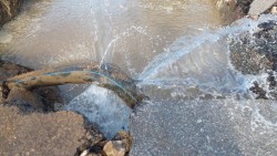 Авария на водопровод край Новачене