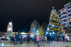 Тържествено запалиха светлините на коледна елха в центъра на Ботевград