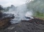 Горят отпадъци край  пътя за Арабаконак