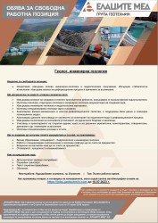 Обяви за свободни работни позиции в „Елаците-Мед“ АД