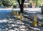 Монтираха ограничителни колчета около пешеходни пътеки по бул. „Цар Освободител“