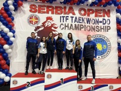 Ботевградските състезатели от клуб „Таек-кион“ завоюваха 4 златни, 2 сребърни и 1 бронзов медал на Сърбия Оупън
