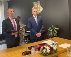 Областният управител пожела успех на новоизбрания кмет на Правец Румен Гунински