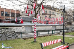Ботевград с празнична украса за Баба Марта