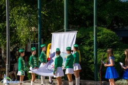 Знамето на детския фестивал “Единството е сила“ се вее в центъра на Ботевград