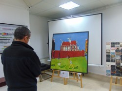 Изложба на картини на утвърдени български художници бе официално открита в Исторически музей - Ботевград