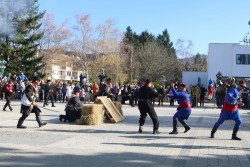 Битката при Бърдо оживя в центъра на Правец