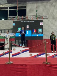 Виктория Василева от „Таек-кион“ с приз „Най-техничен състезател“ на турнира Сърбия опън