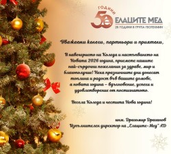 Празнични пожелания от "Елаците-Мед"