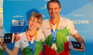 Нашите съграждани Ели Божилова и Веселин Божилов с медали от Световните мастерс игри в Абу Даби