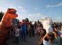 Анимационни герои, игри и мотори зарадваха децата в Ботевград
