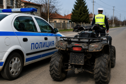 Бързо производство срещу водач на АТВ без регистрационна табела