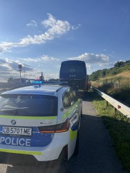Полицаи получиха благодарност за бързата си реакция при аварирал автобус с деца на АМ „Тракия“