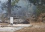 Пожар в гробищния парк в Скравена, от кметството призовават за повече внимание при паленето на свещи
