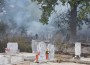 Пожар в гробищния парк в Скравена, от кметството призовават за повече внимание при паленето на свещи