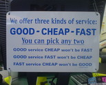 Good, Cheap, Fast